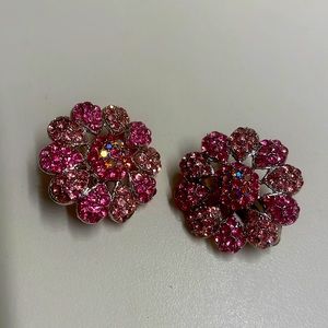 COPY - ✨BLING-BLING✨PINK GEMS EARRINGS  2-PC SET
